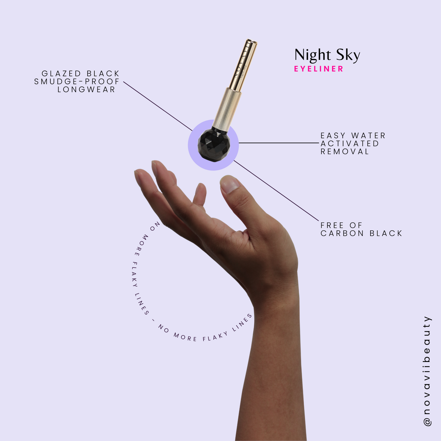 night sky - eyeliner in velvety black