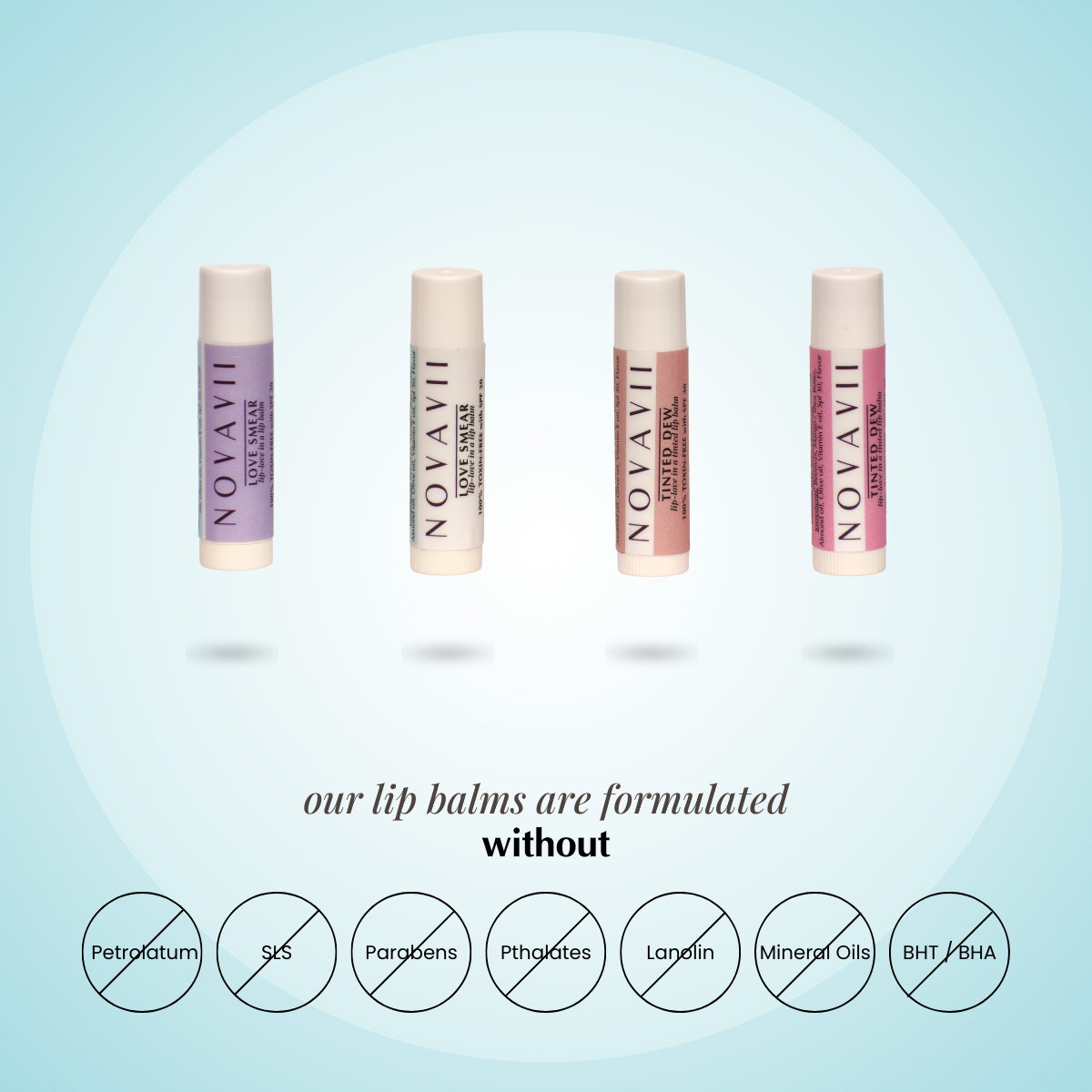 Tinted Dew - Tinted Lip Balms with SPF30