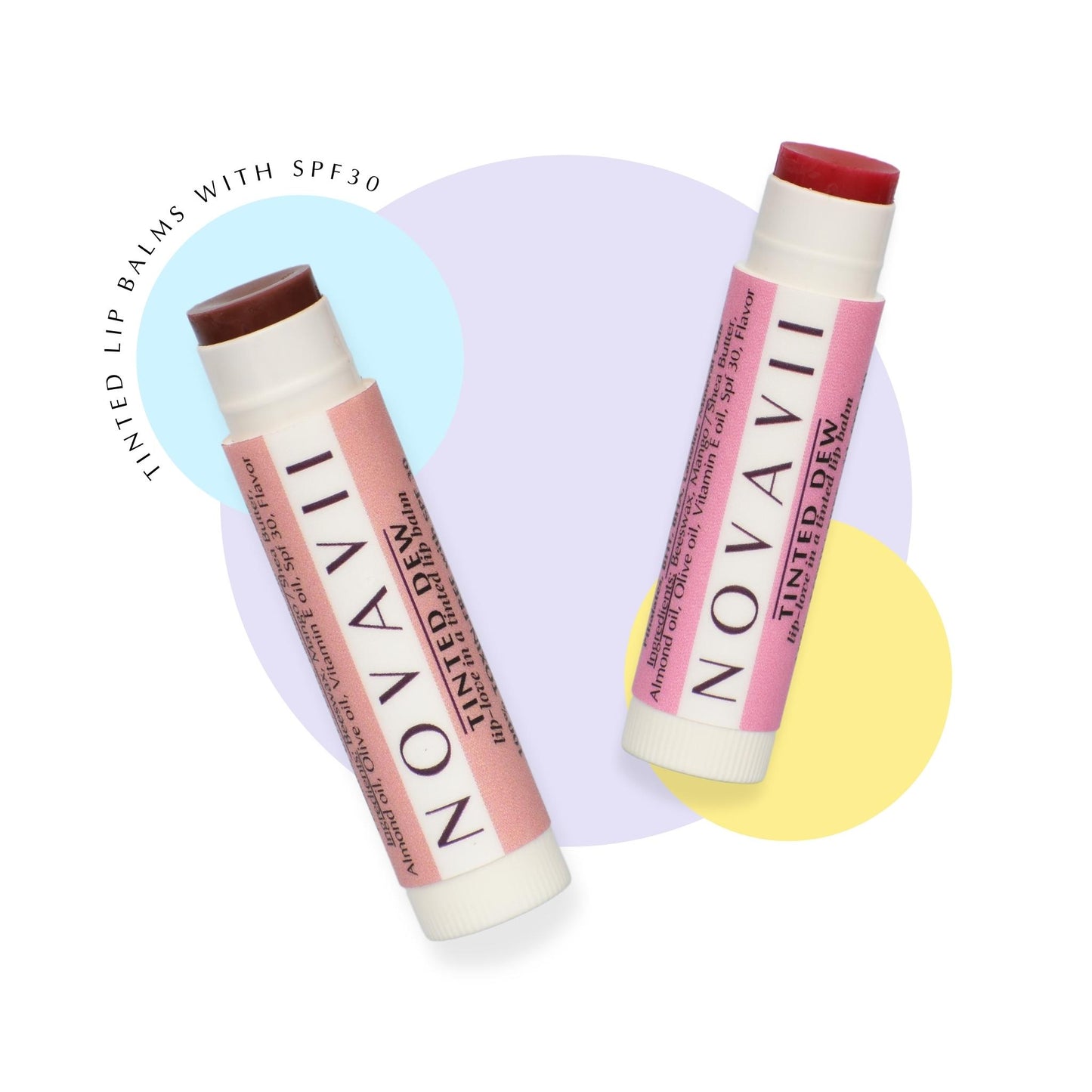 Tinted Dew - Tinted Lip Balms with SPF30