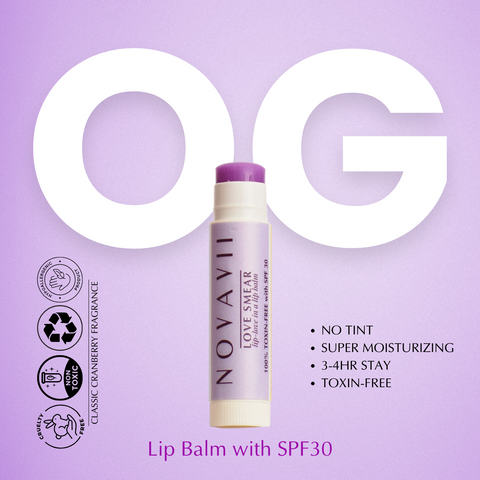 Love Smear - Lip Balms with SPF30 (Tint-less)