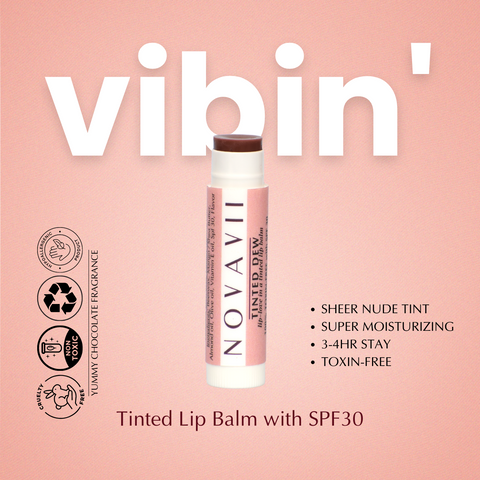 Tinted Dew - Tinted Lip Balms with SPF30